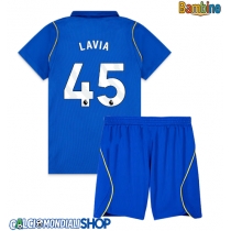 Maglie da calcio Chelsea Romeo Lavia #45 Prima Maglia Bambino 2026-27 Manica Corta + Pantaloni corti)